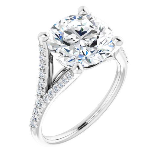 Accented Engagement Ring