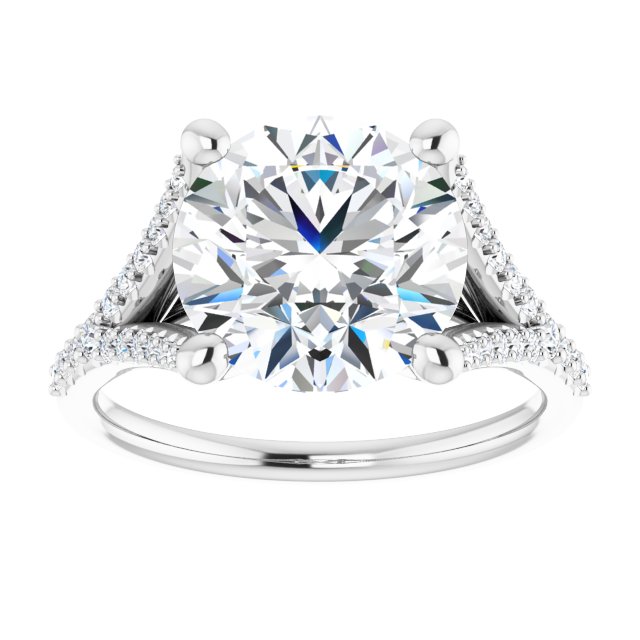 Accented Engagement Ring