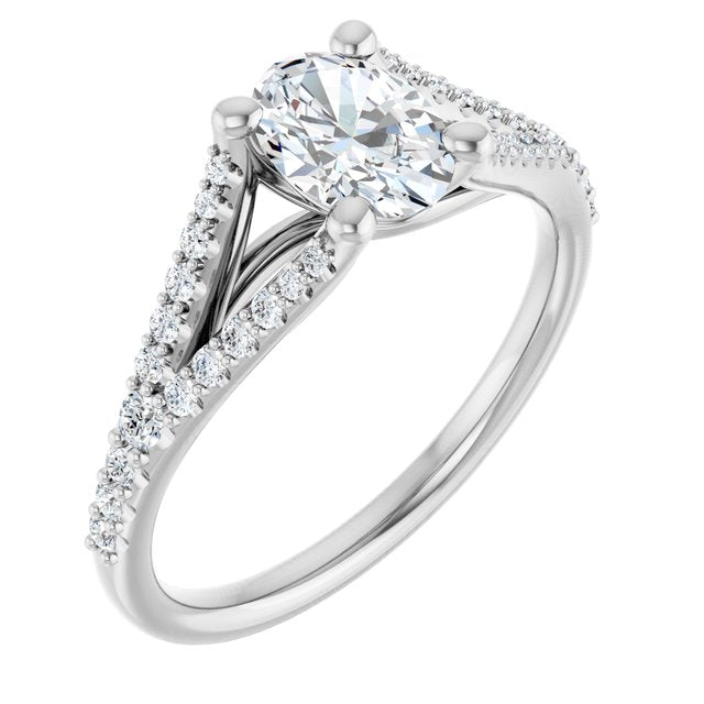 Accented Engagement Ring