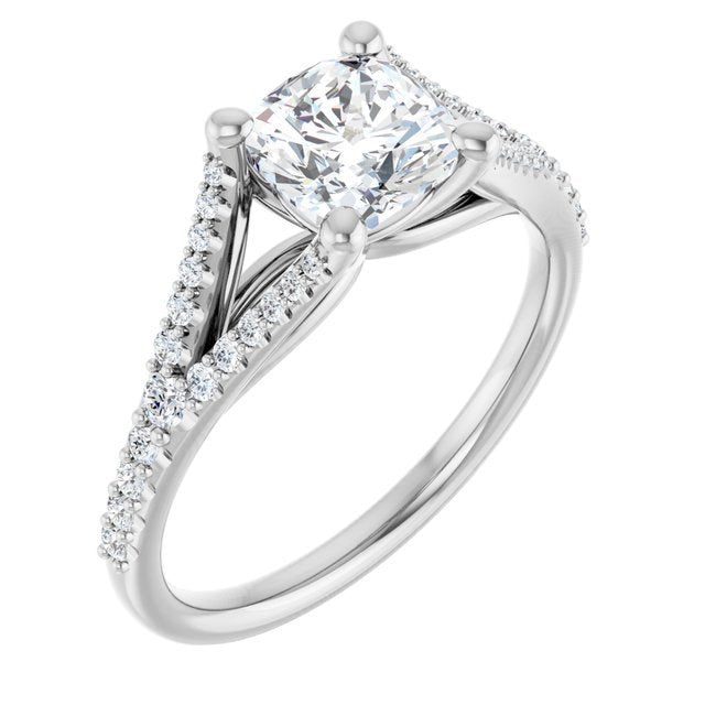 Accented Engagement Ring