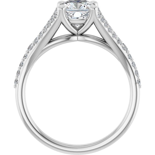 Accented Engagement Ring