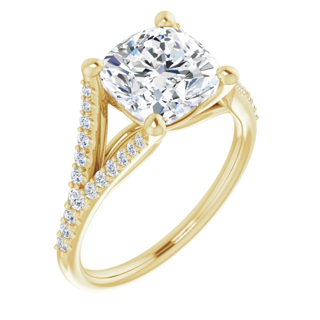 Accented Engagement Ring