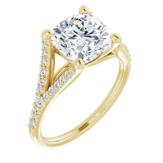 Accented Engagement Ring