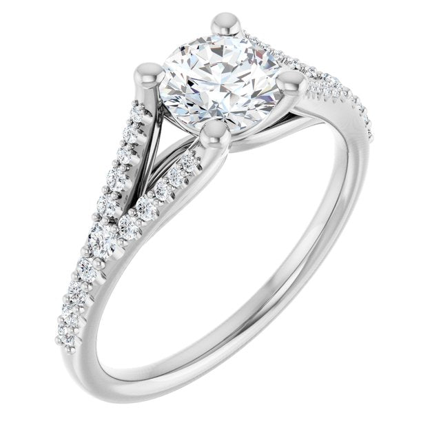 Accented Engagement Ring