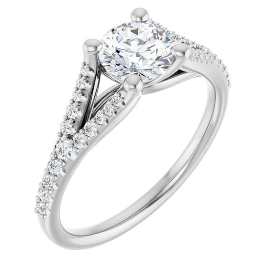 Accented Engagement Ring