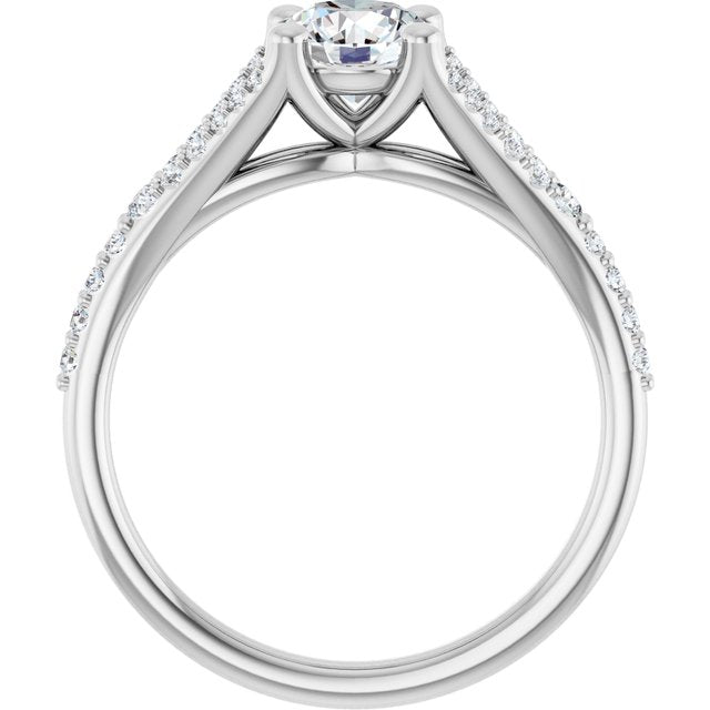 Accented Engagement Ring