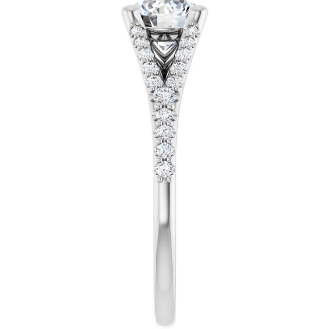 Accented Engagement Ring
