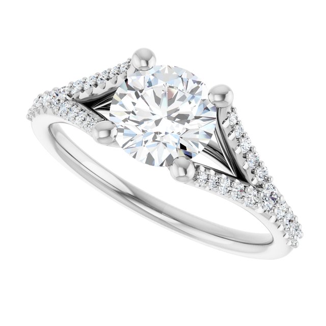 Accented Engagement Ring