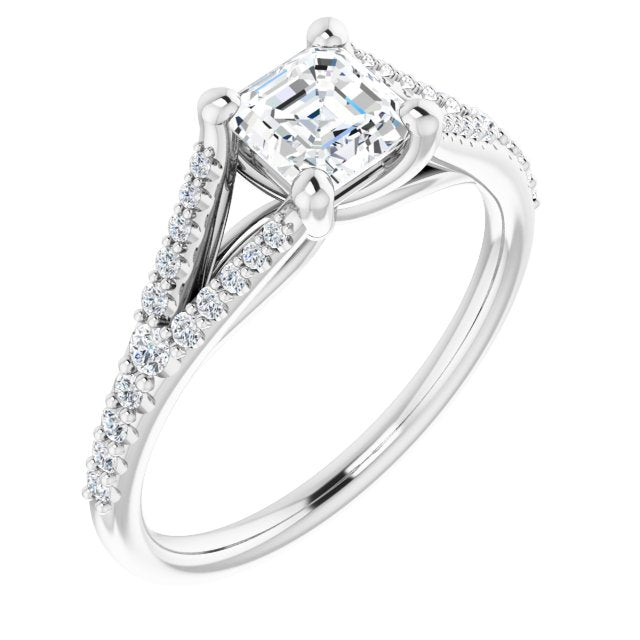 Accented Engagement Ring