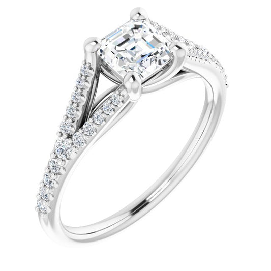 Accented Engagement Ring