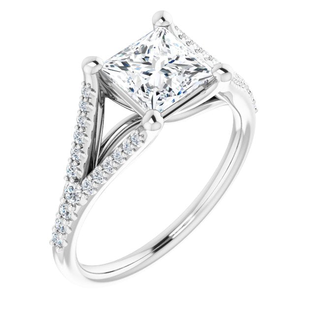 Accented Engagement Ring