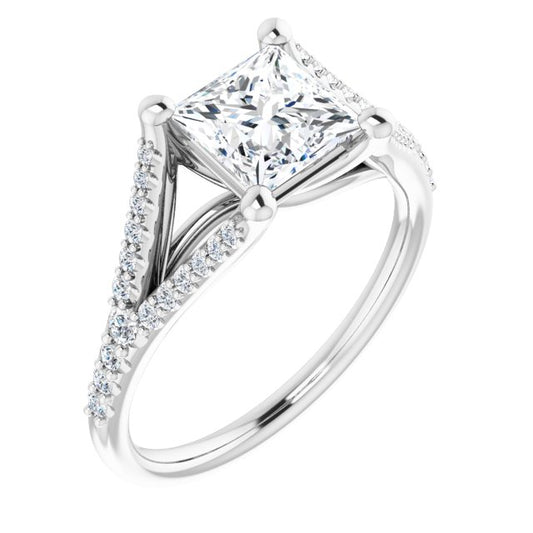 Accented Engagement Ring