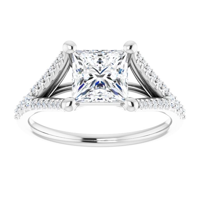 Accented Engagement Ring