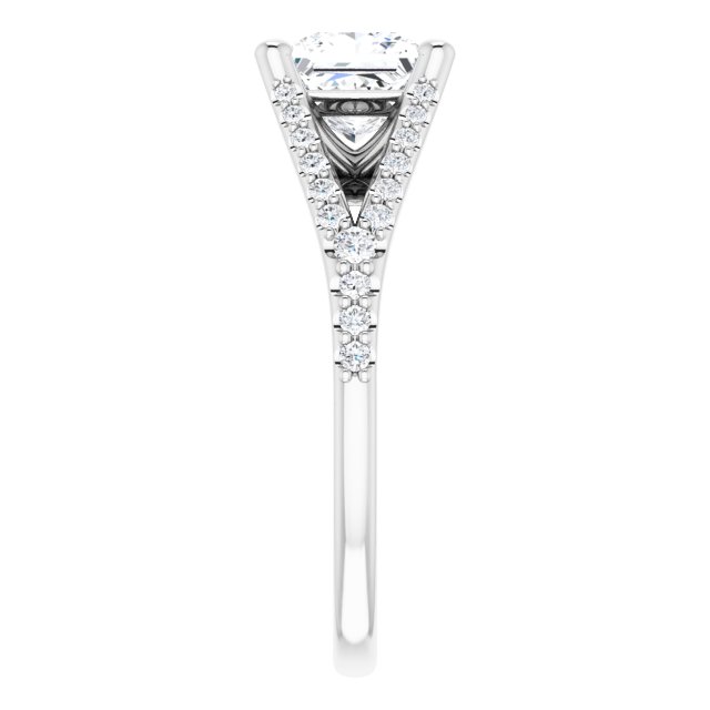 Accented Engagement Ring