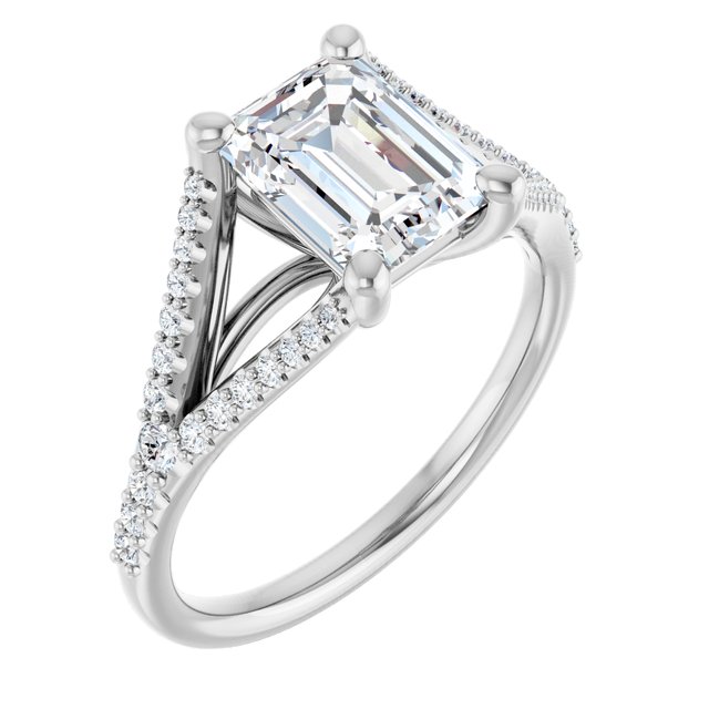 Accented Engagement Ring
