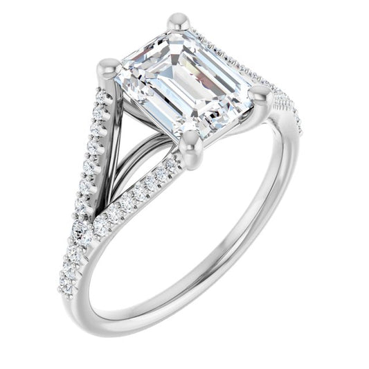 Accented Engagement Ring