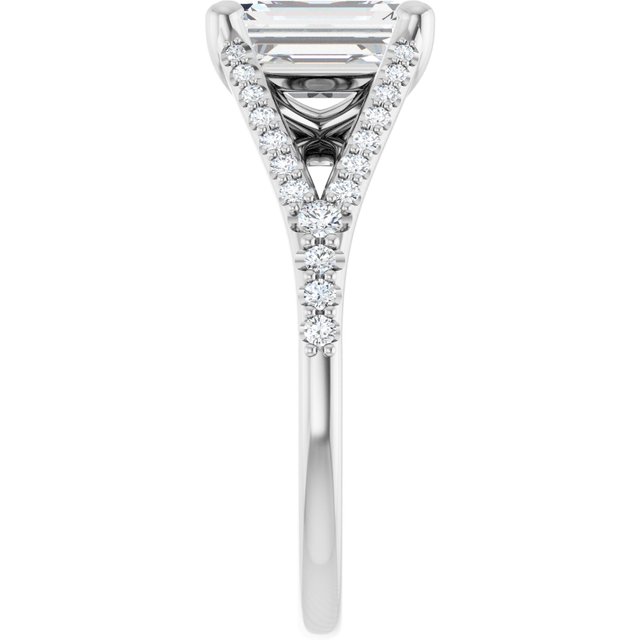 Accented Engagement Ring