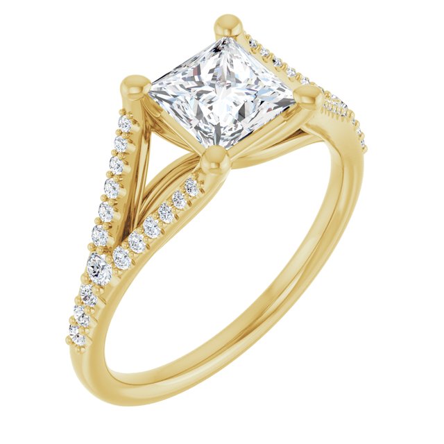 Accented Engagement Ring