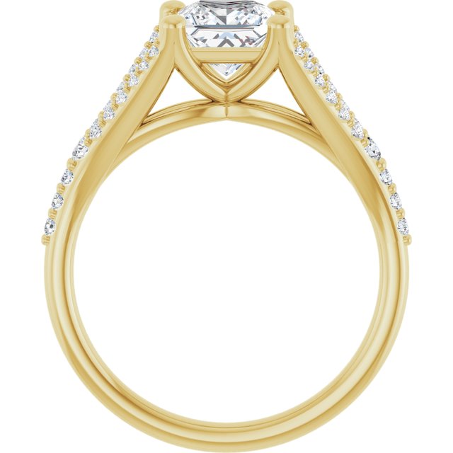 Accented Engagement Ring