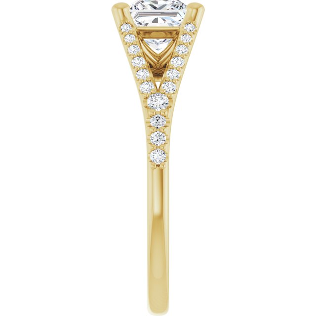 Accented Engagement Ring