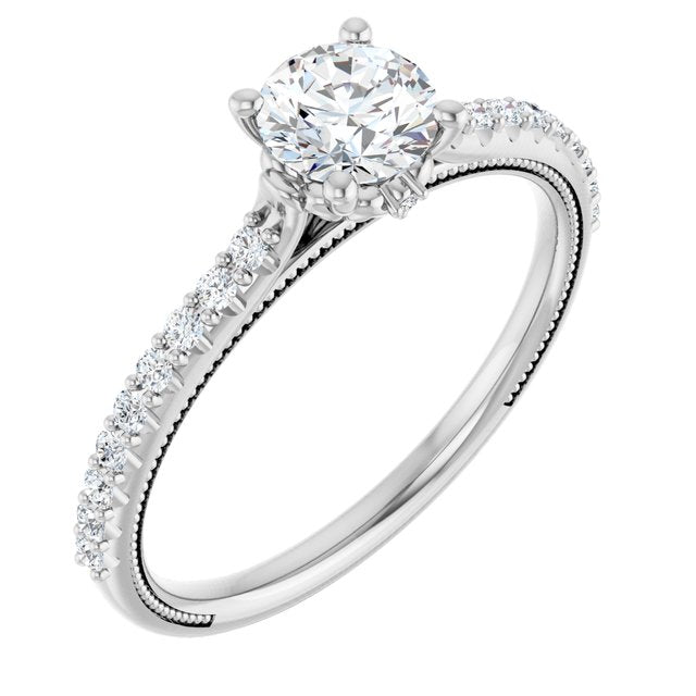 Accented Engagement Ring