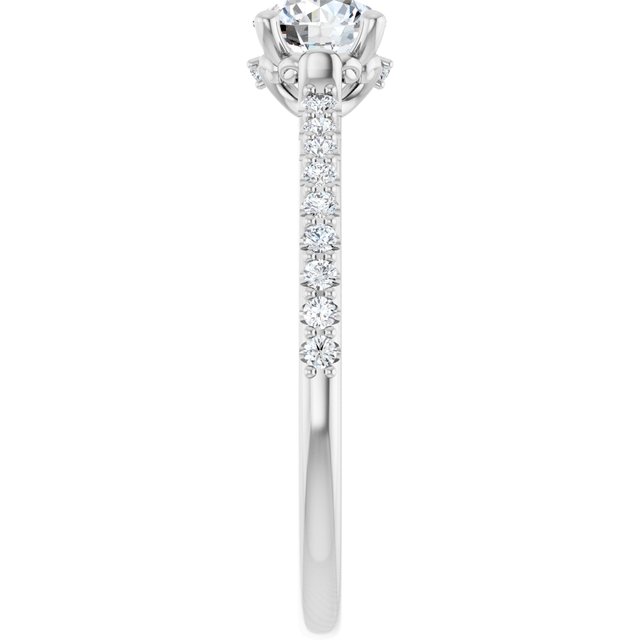 Accented Engagement Ring