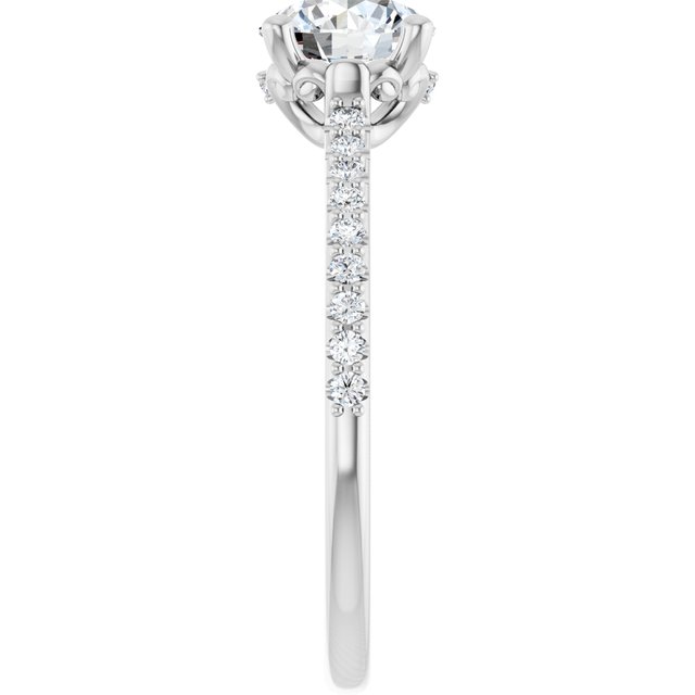 Accented Engagement Ring