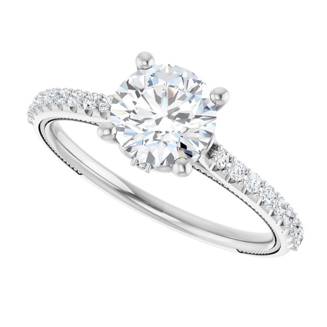 Accented Engagement Ring