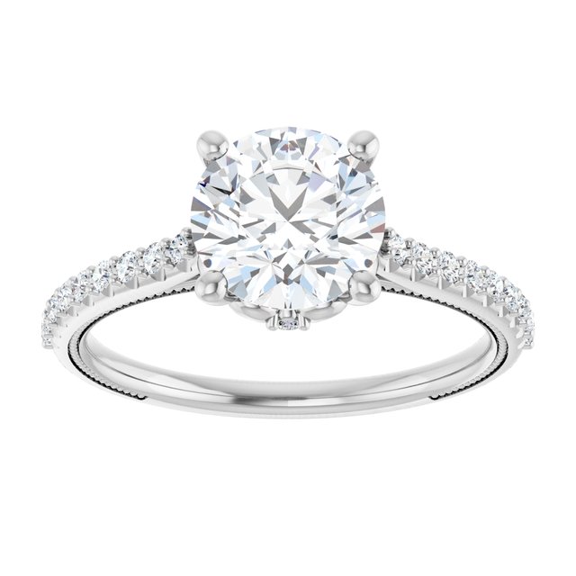 Accented Engagement Ring