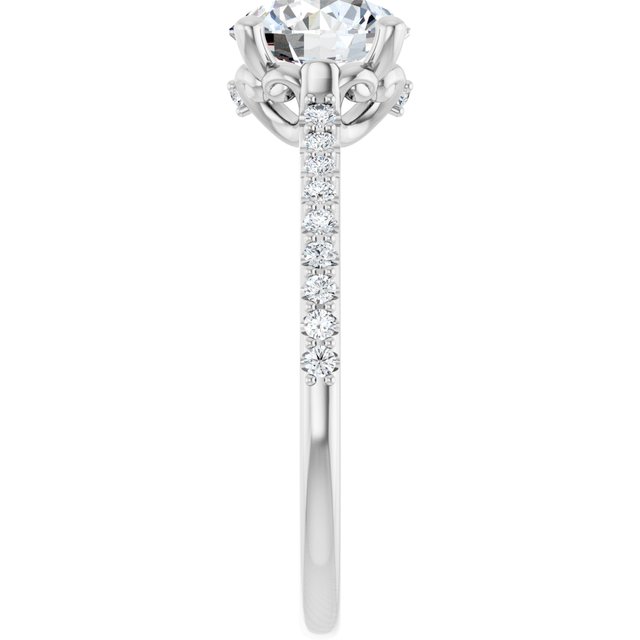 Accented Engagement Ring