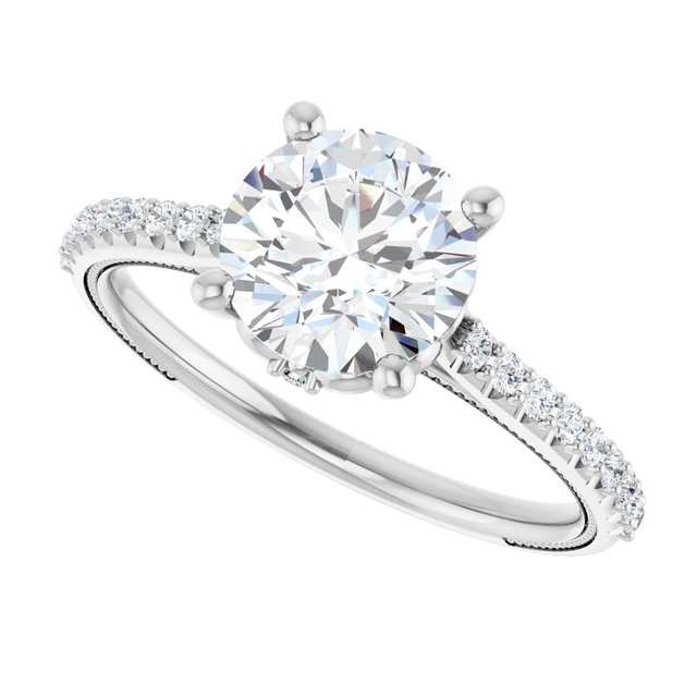 Accented Engagement Ring