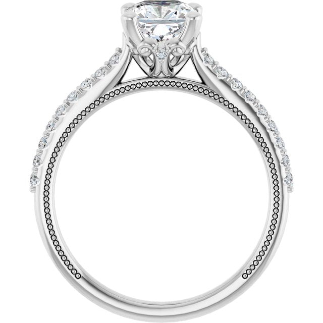 Accented Engagement Ring
