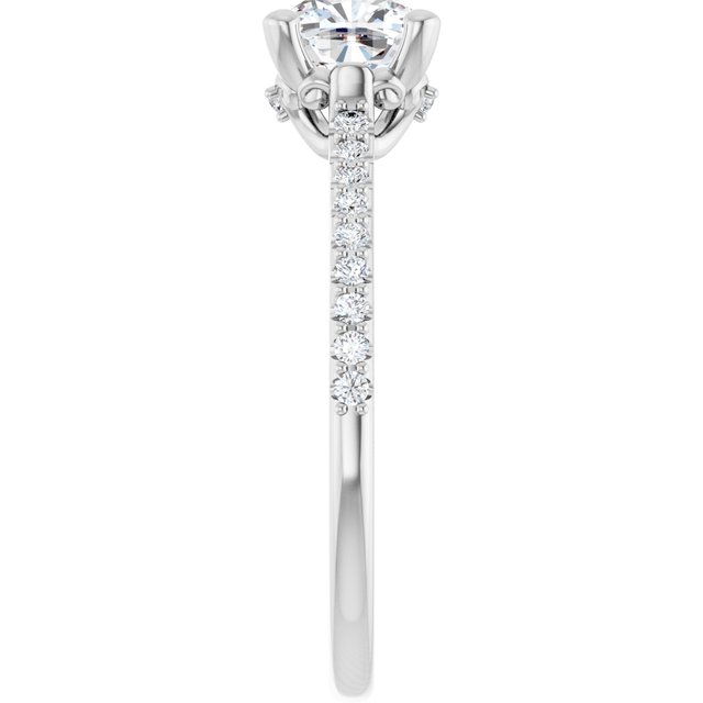 Accented Engagement Ring