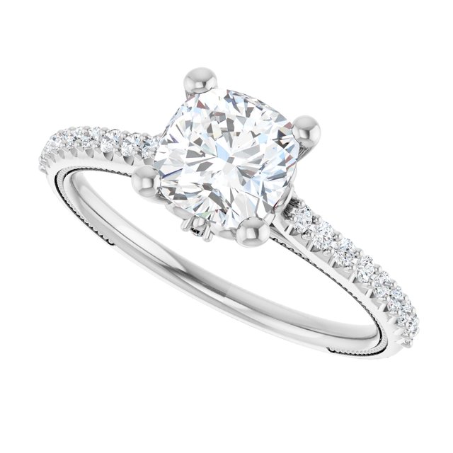 Accented Engagement Ring