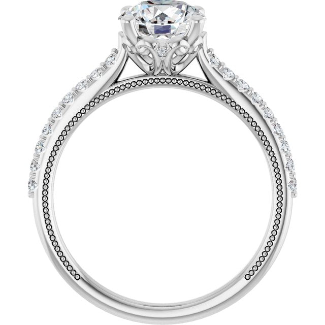 Accented Engagement Ring