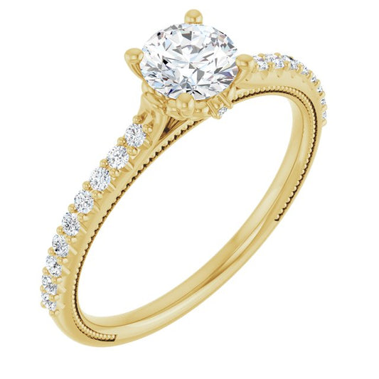 Accented Engagement Ring