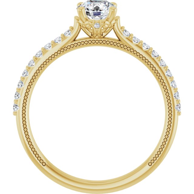 Accented Engagement Ring