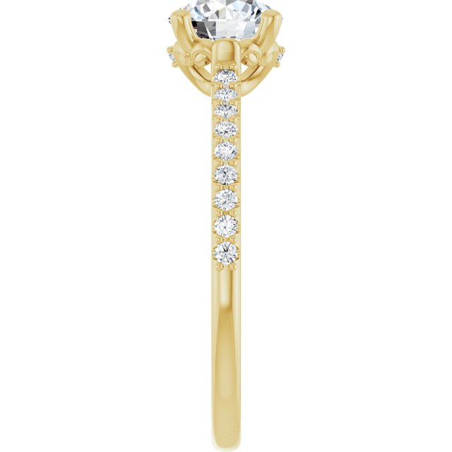 Accented Engagement Ring