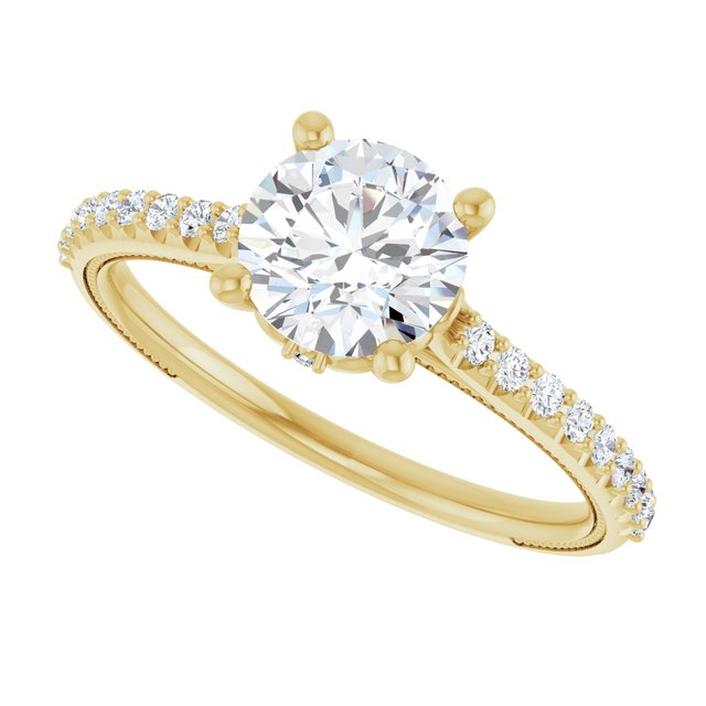Accented Engagement Ring