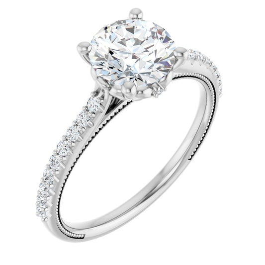 Accented Engagement Ring