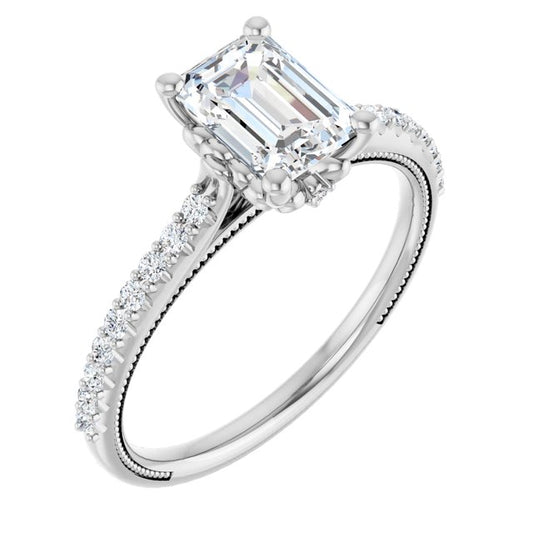 Accented Engagement Ring