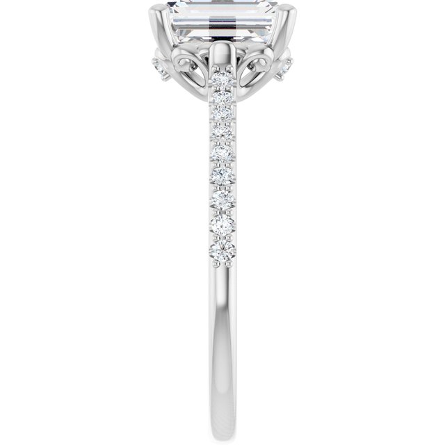 Accented Engagement Ring