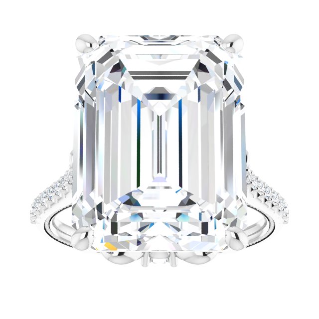Accented Engagement Ring