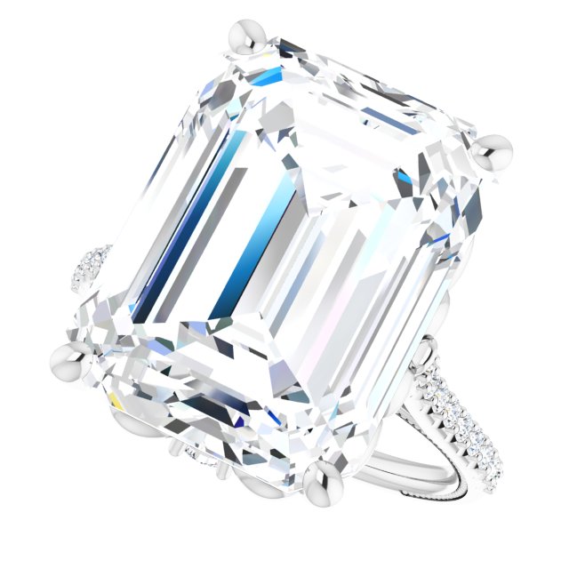 Accented Engagement Ring
