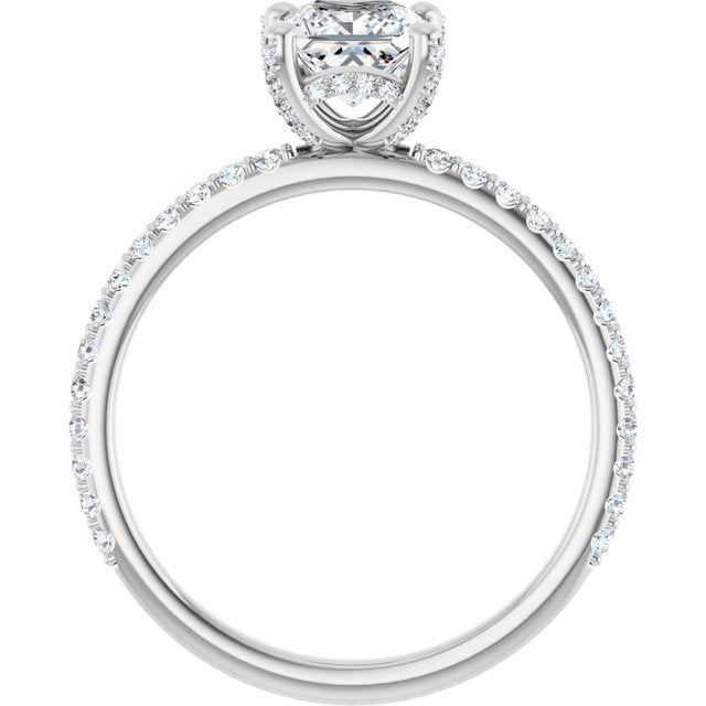 Accented Engagement Ring