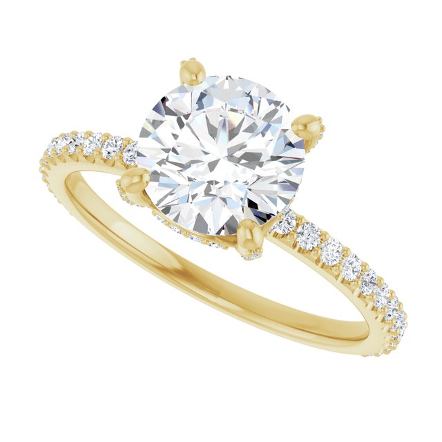 Accented Engagement Ring