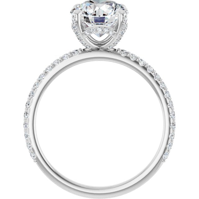 Accented Engagement Ring