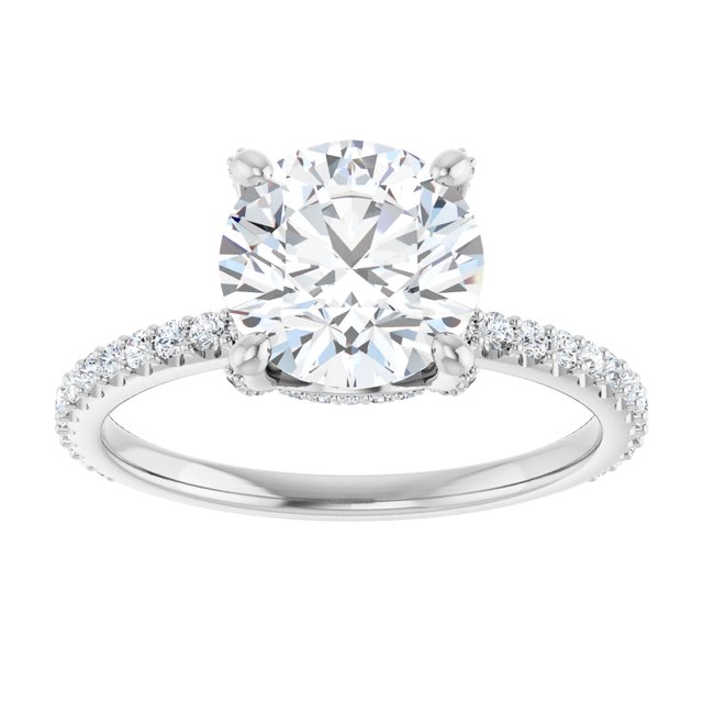 Accented Engagement Ring