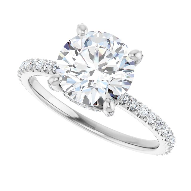 Accented Engagement Ring