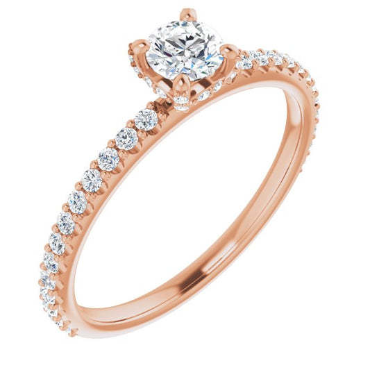 Accented Engagement Ring